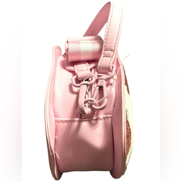 NWT•Betsey Johnson Blush Pink Glitter Kitschy Football🏈bag - Picture 6 of 10